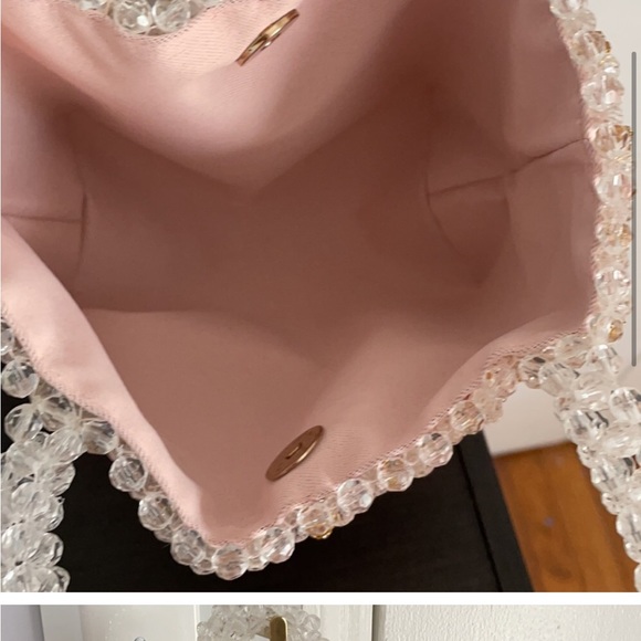 NWOT Loeffler Randall Mina Mini Beaded Tote Bag - Picture 5 of 7